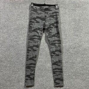 Pact Leggings Womens XS Heather Gray Camouflage Organic Cotton Athleisure Yoga